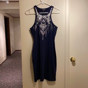 Express Aztec Bodycon dress